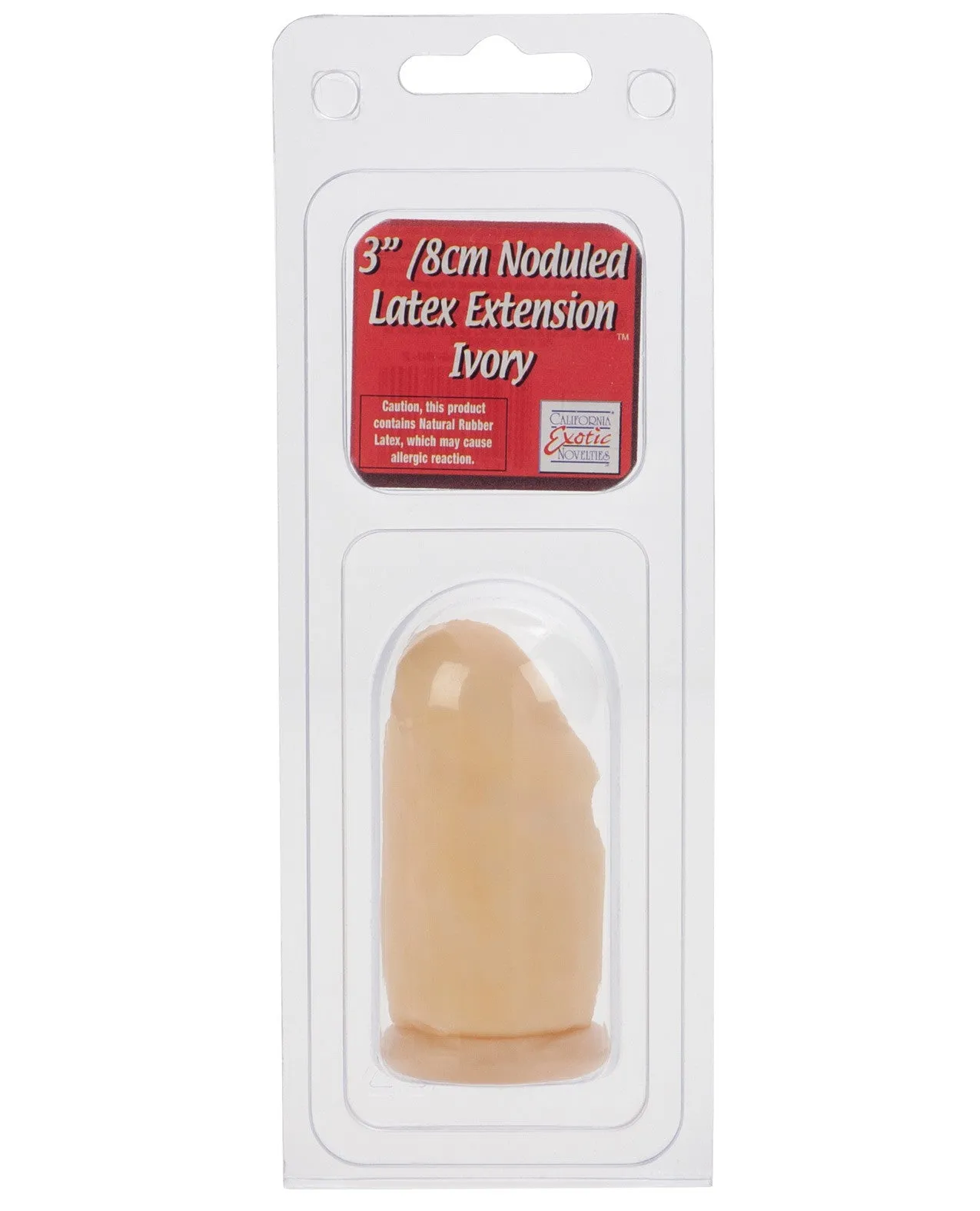 3" Noduled Latex Extension - Ivory