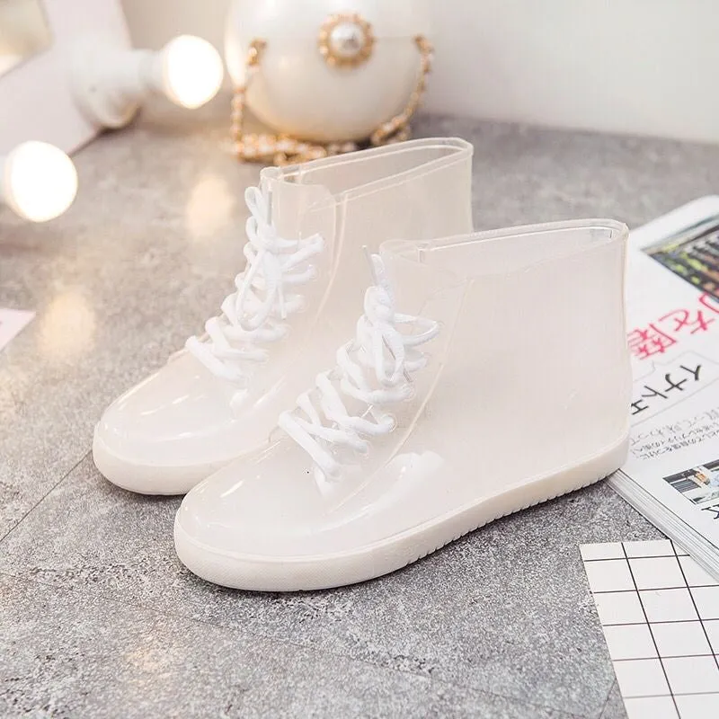 7 Colors Transparent Water Proof Boots AD10156