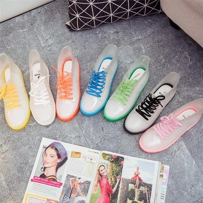 7 Colors Transparent Water Proof Boots AD10156