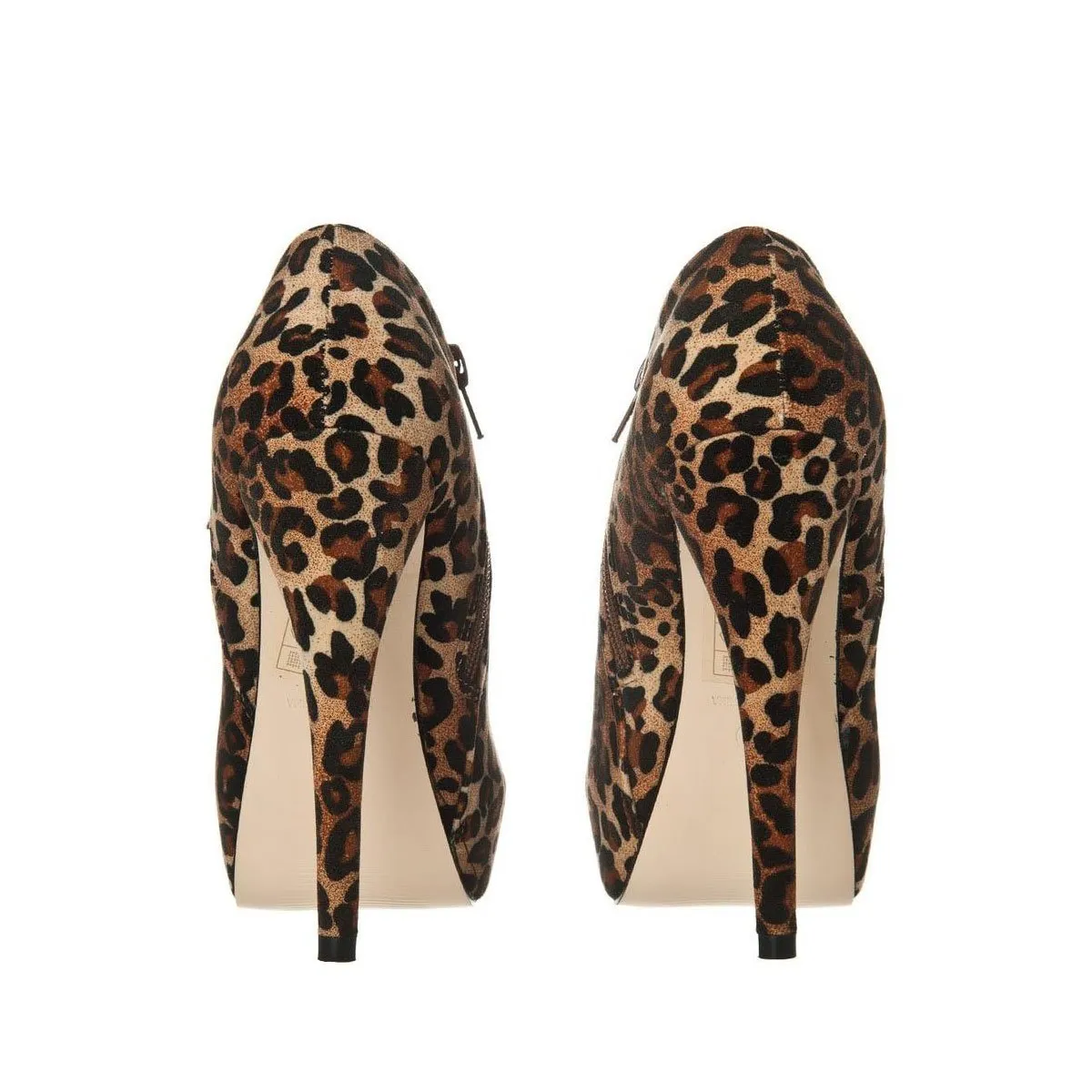 Aaly High Heel Platform Ankle Boot With Zip On Side