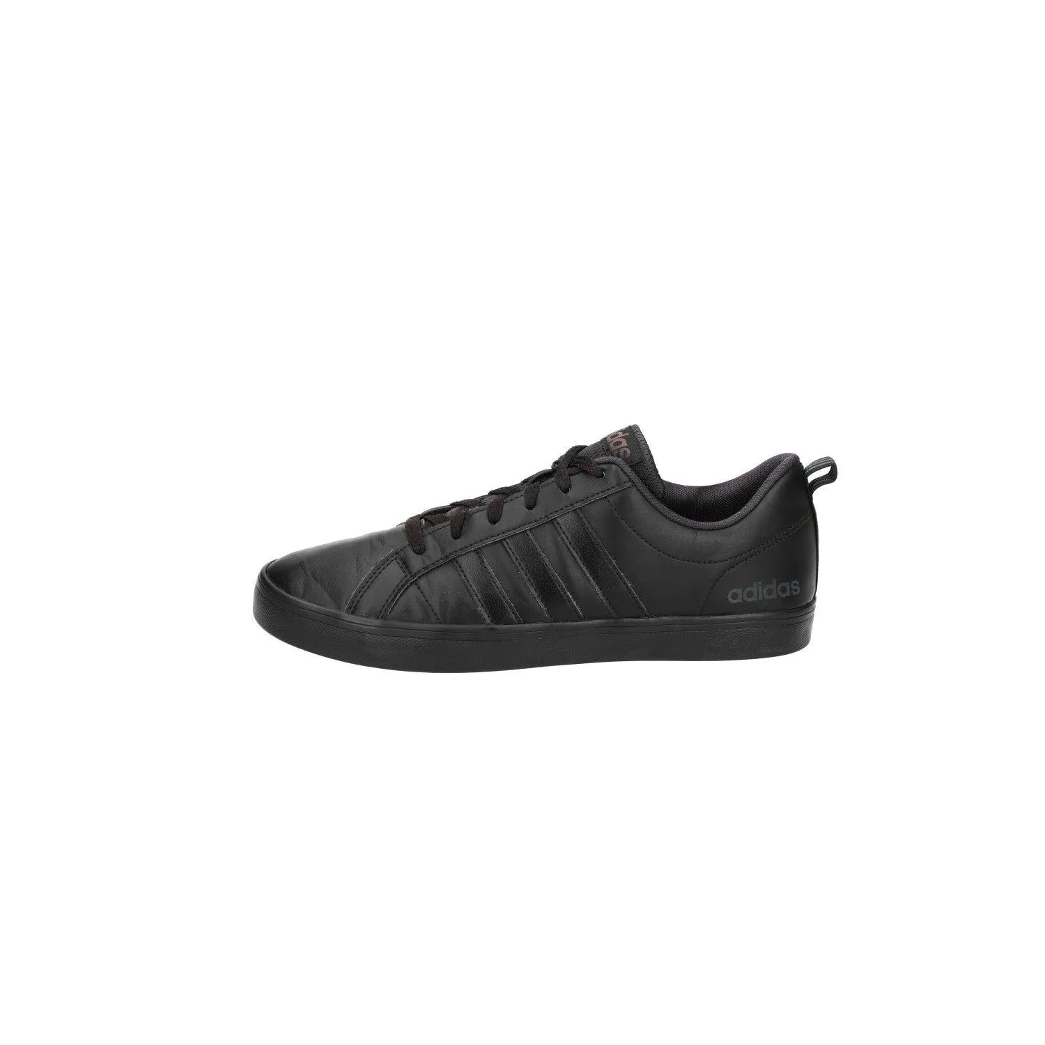 Adidas Vs Pace Low-Top Sneakers Leather Black Colour For Men
