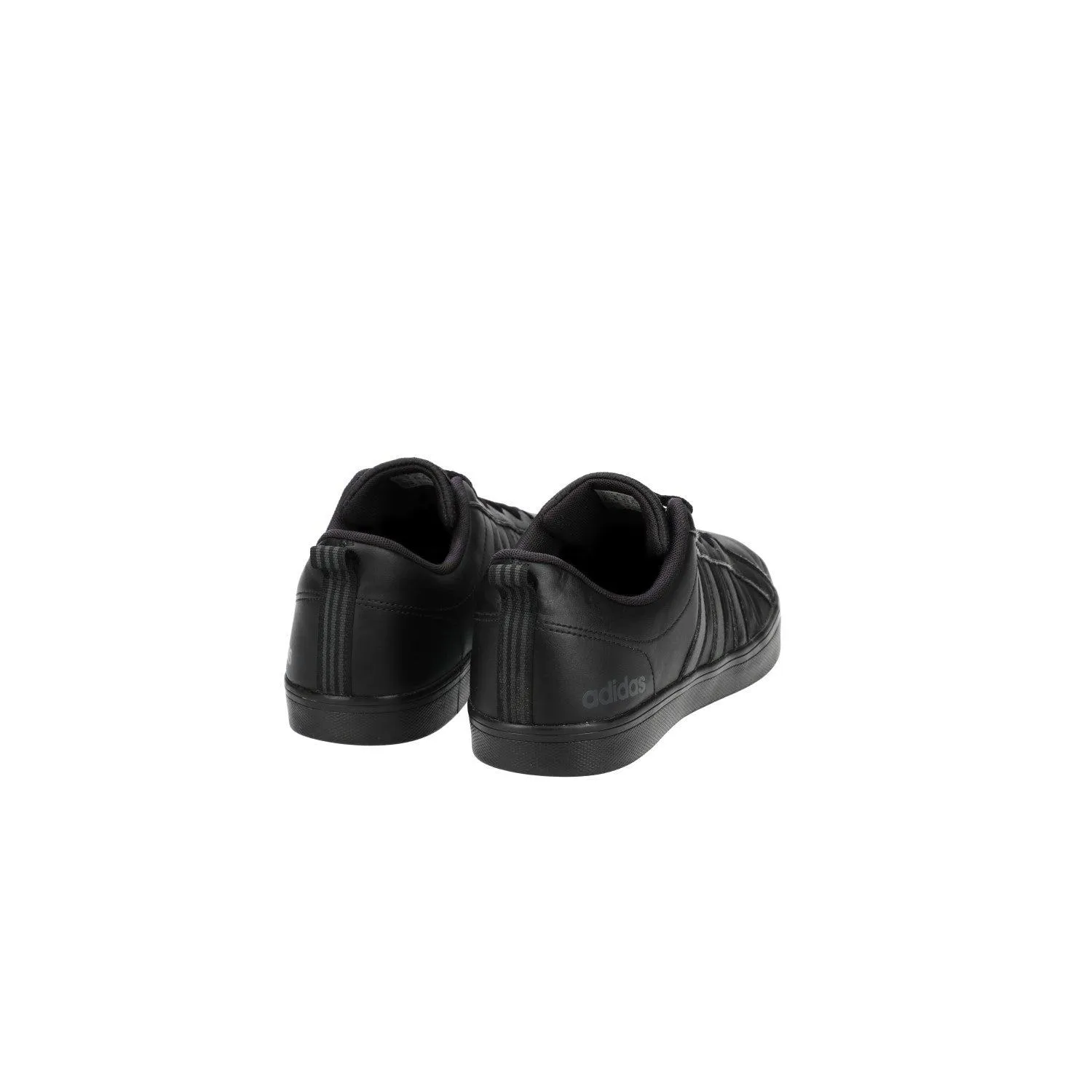 Adidas Vs Pace Low-Top Sneakers Leather Black Colour For Men