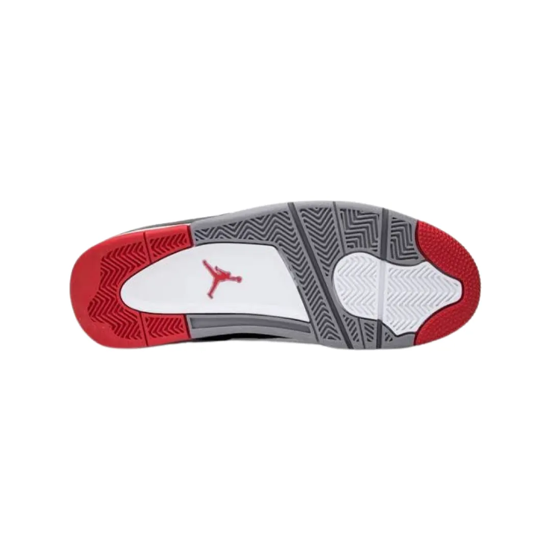 Air Jordan 4 Retro 2012 BRED Black Cement Grey Fire Red Black