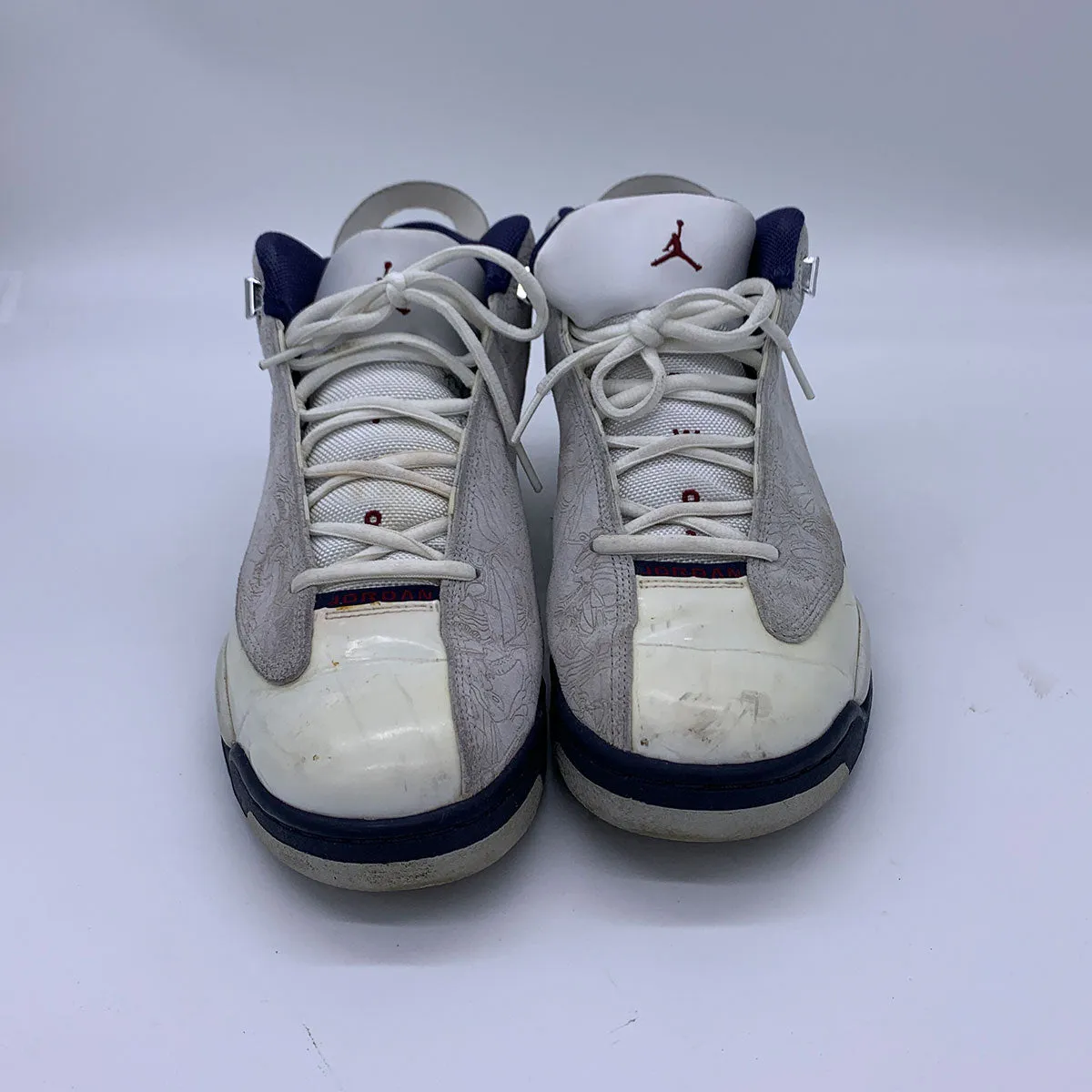 Air Jordan Dub Zero White Midnight Navy (Pre-Owned)