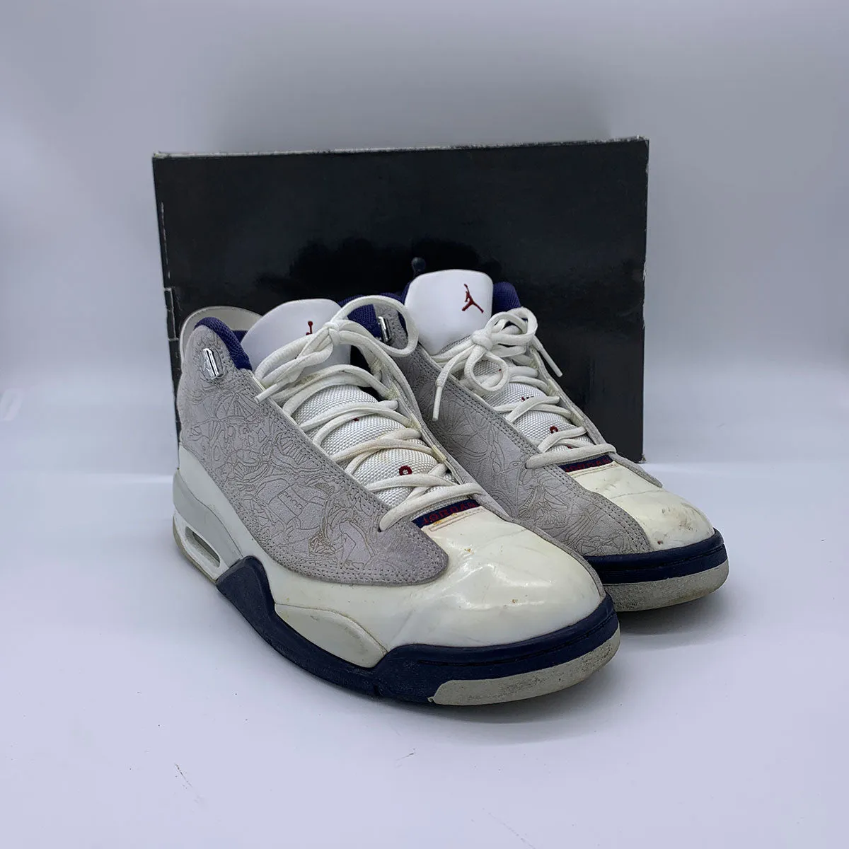 Air Jordan Dub Zero White Midnight Navy (Pre-Owned)