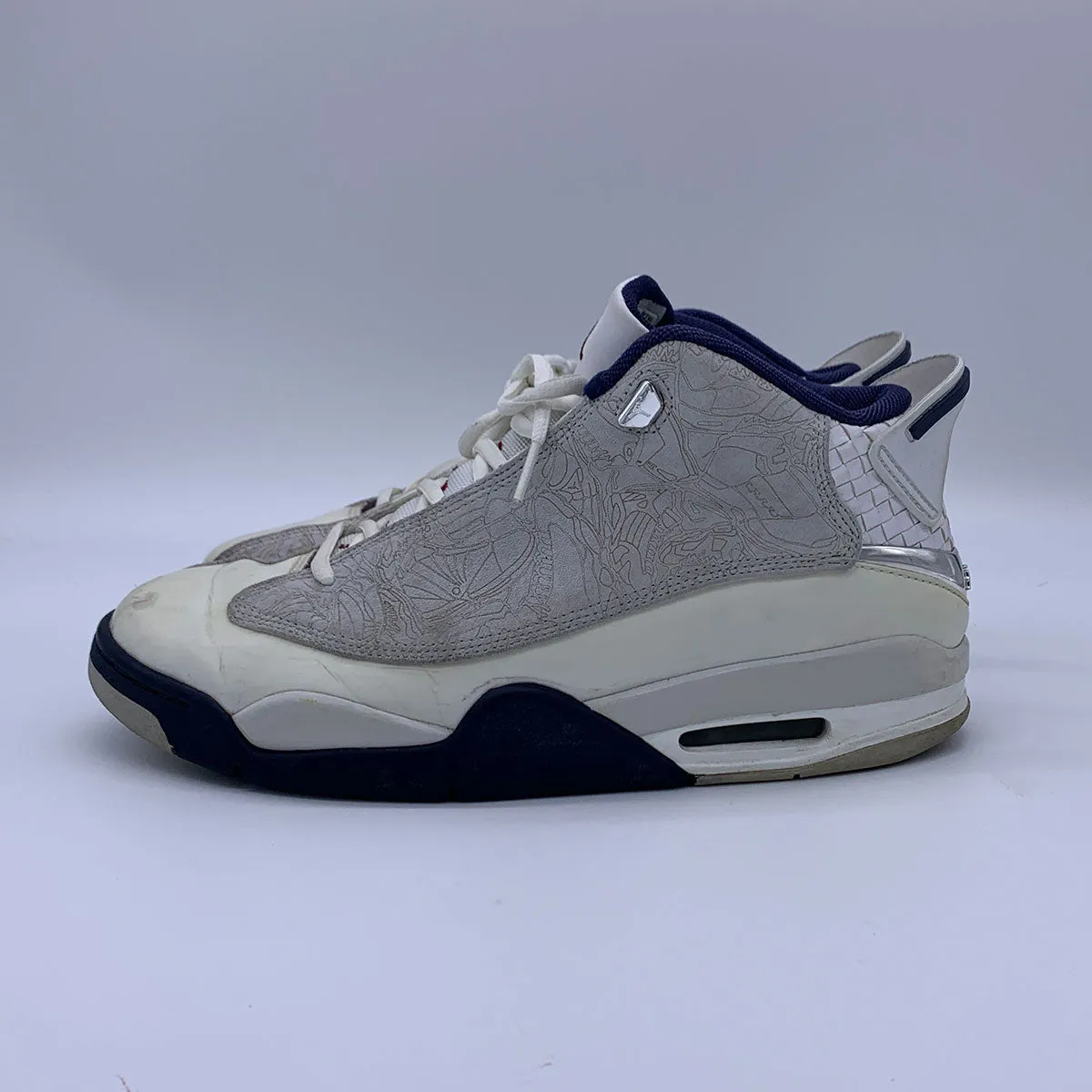 Air Jordan Dub Zero White Midnight Navy (Pre-Owned)