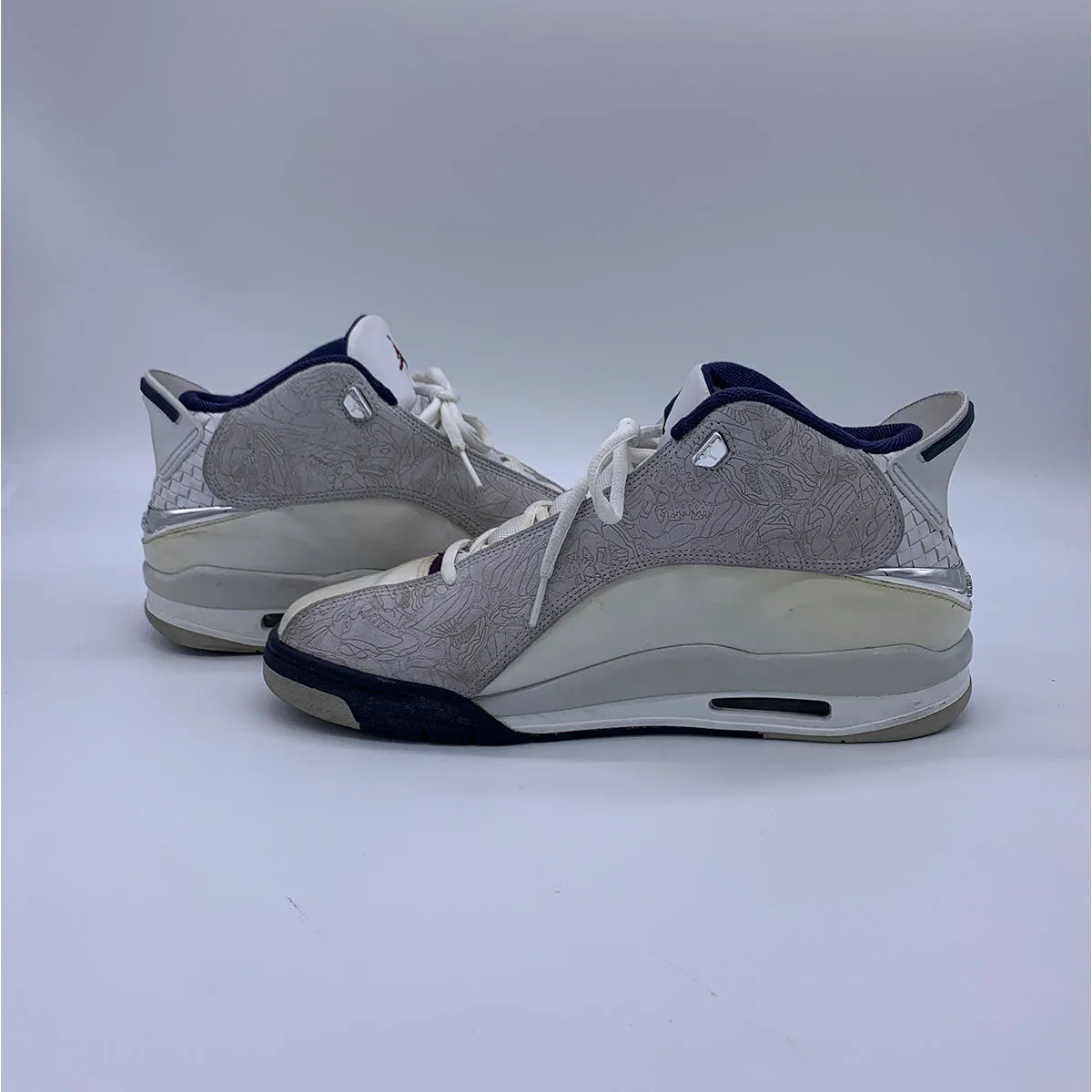 Air Jordan Dub Zero White Midnight Navy (Pre-Owned)