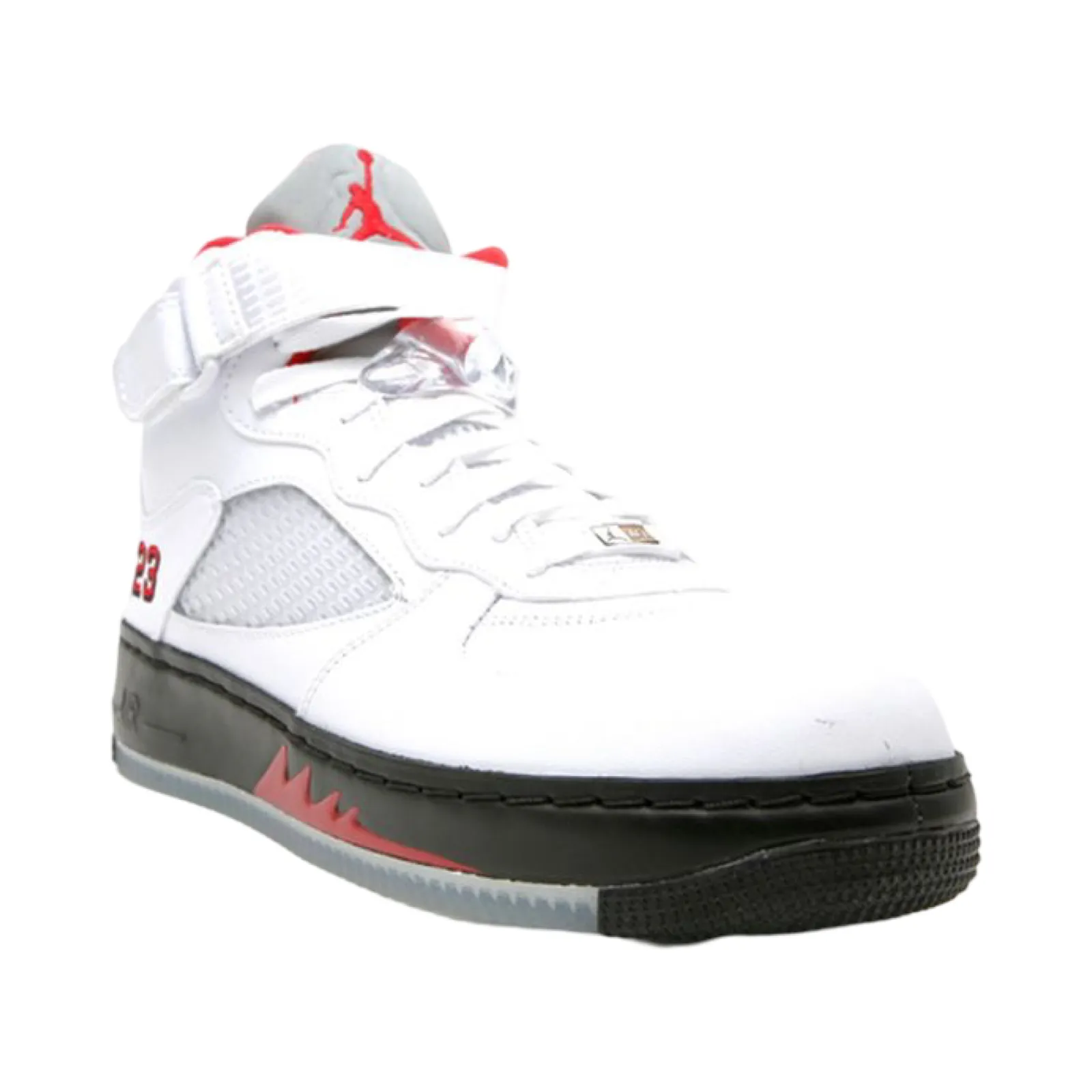 Air Jordan Force 5 Fusion AJF5 White Varsity Red Black 2008