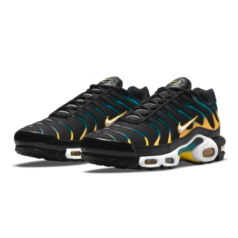 Air Max Plus Black Teal Yellow