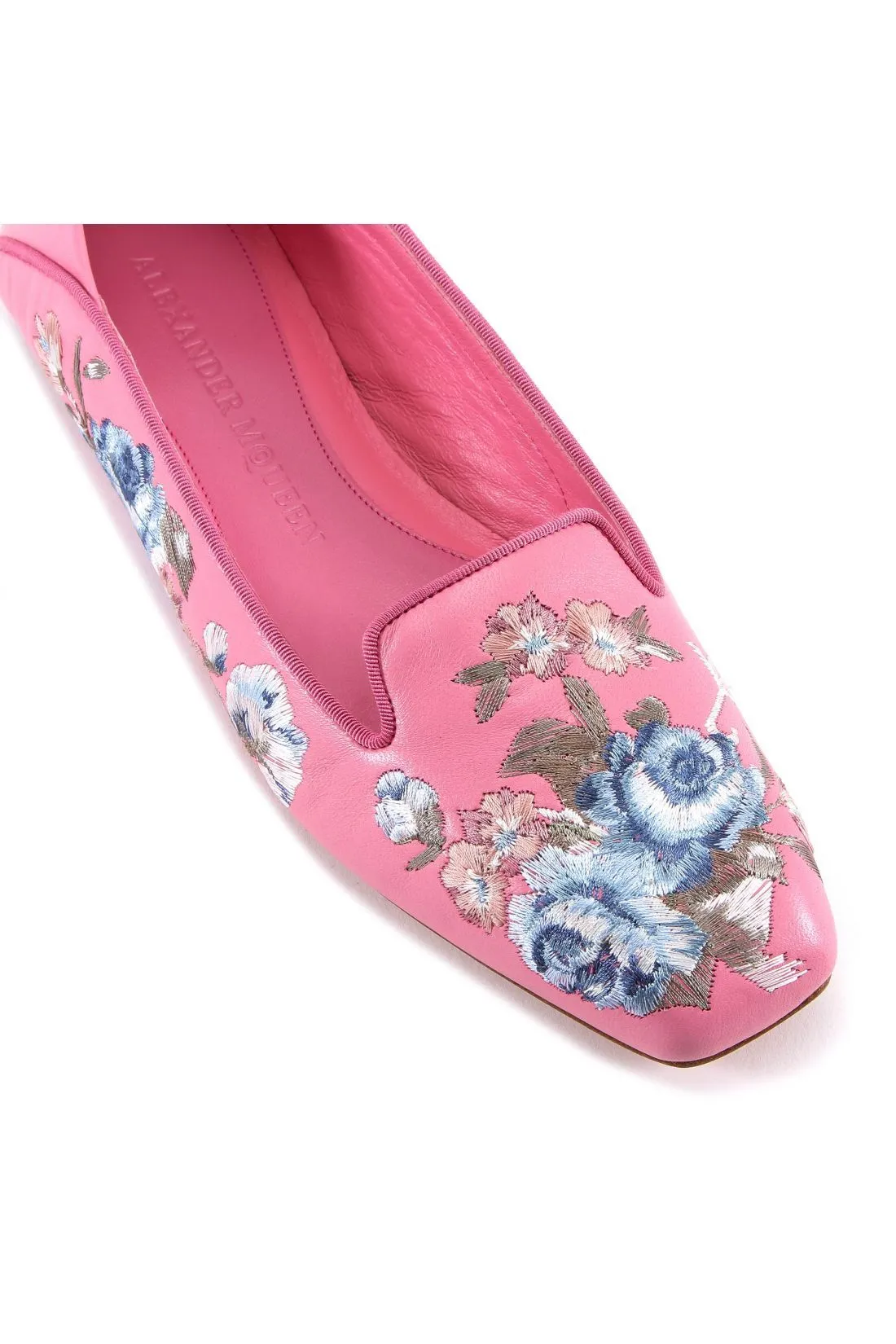 Alexander McQueen Embroidered Moccasins