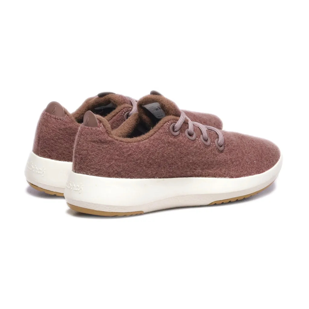 Allbirds Mizzles Sport Shoes Wool Maroon Colour For Women