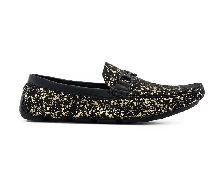 Amali Shoes Monty Luxe Moccasins Men’s Black Vegan