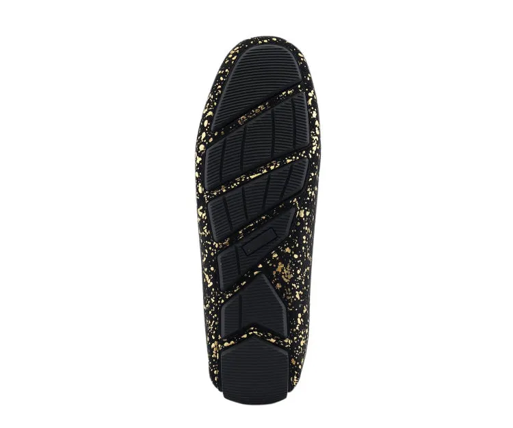 Amali Shoes Monty Luxe Moccasins Men’s Black Vegan
