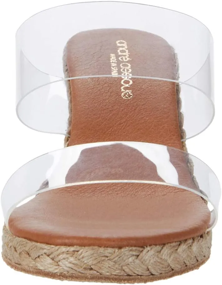 Anfisa Andre Assous sandals, transparent