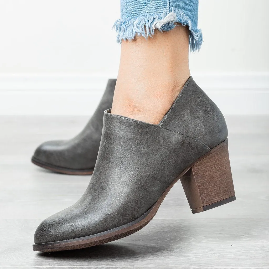 Ankle Women High Heels Platform Boots