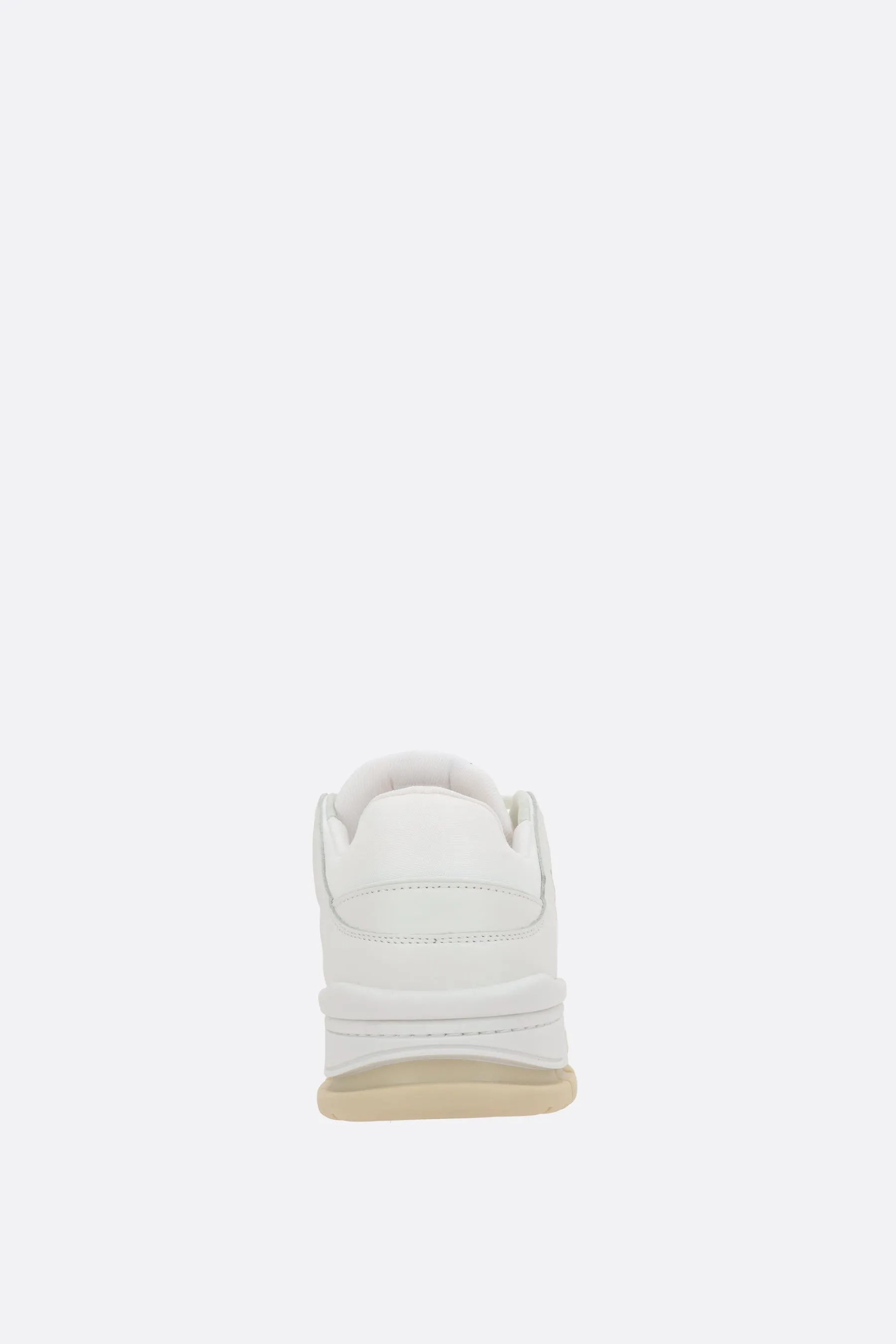 Area Lo smooth leather and nylon sneakers