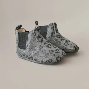 Baby - Chelsea Booties - Dark Grey Leopard