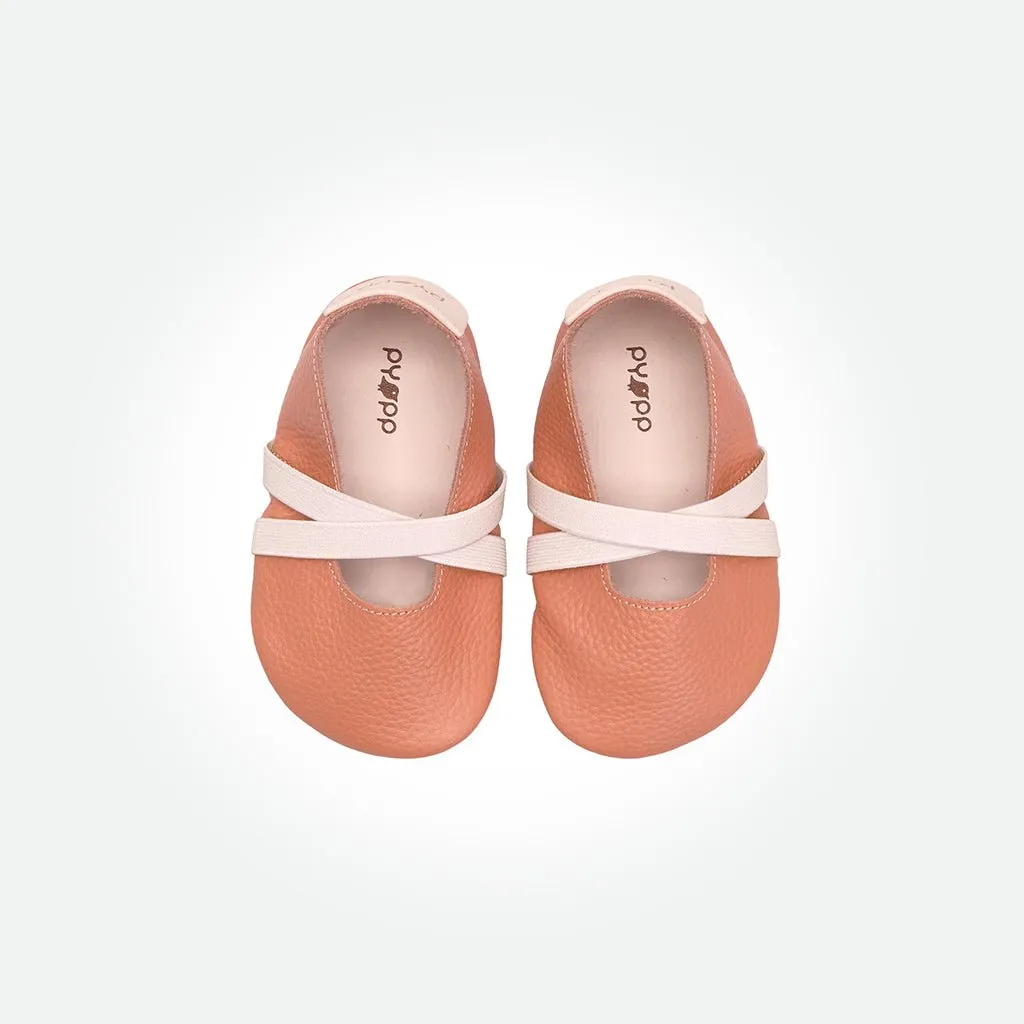 Baby Mary Jane Ballet - Teracotta