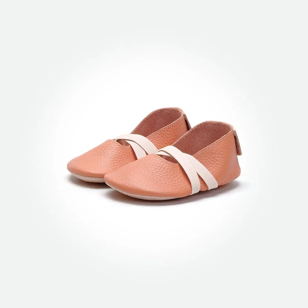 Baby Mary Jane Ballet - Teracotta