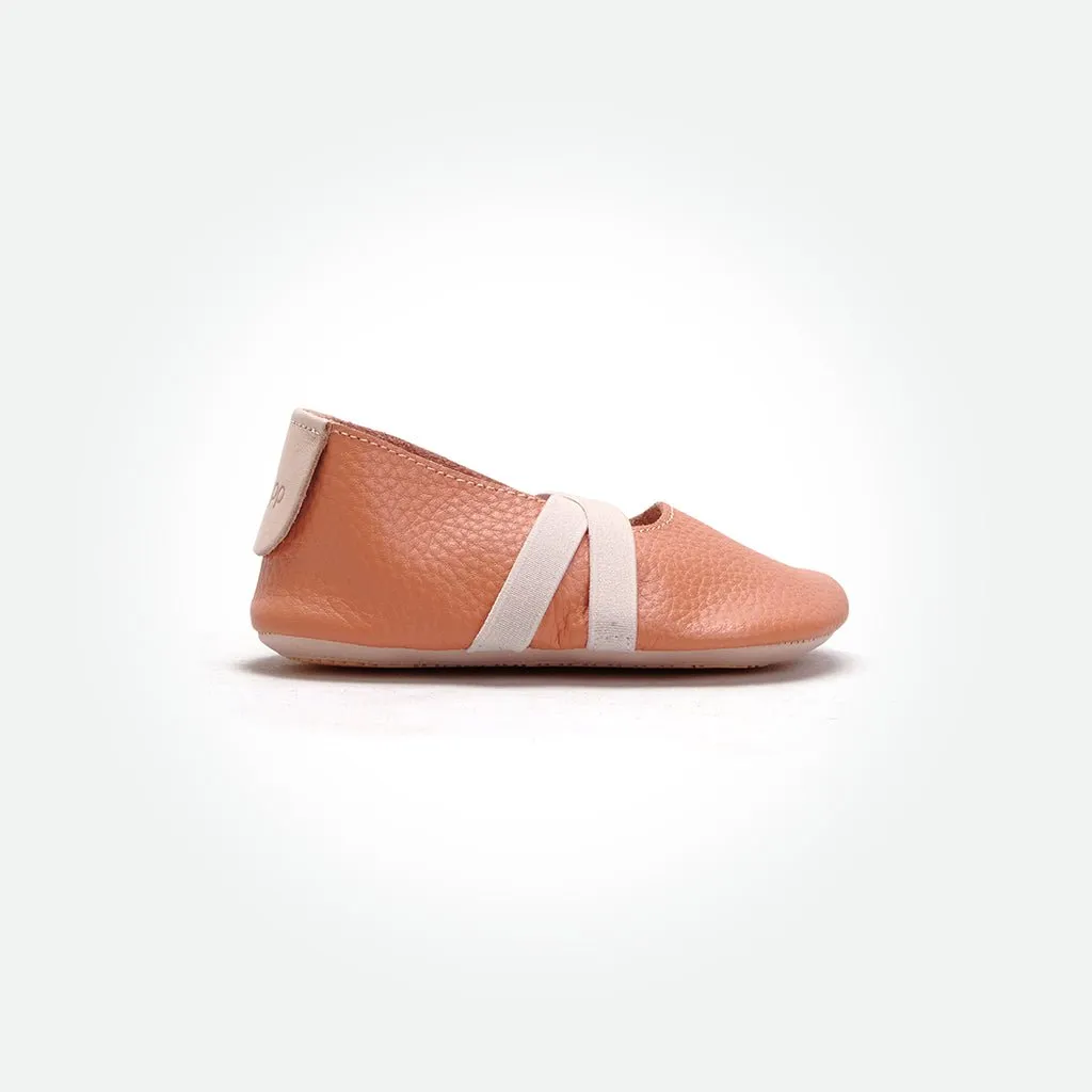 Baby Mary Jane Ballet - Teracotta