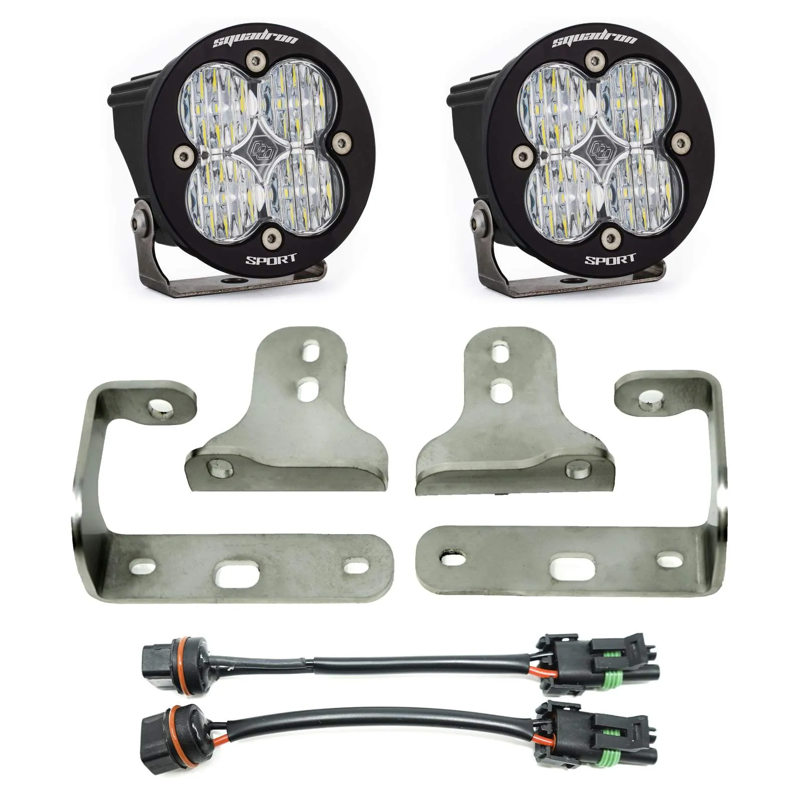 Baja Designs Squadron-R Sport 2018 Jeep JL Sport/Sport-S Fog Pocket Kit