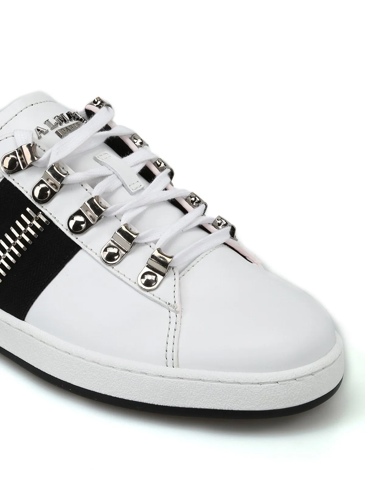 Balmain Zip-Detail Low-Top Sneakers