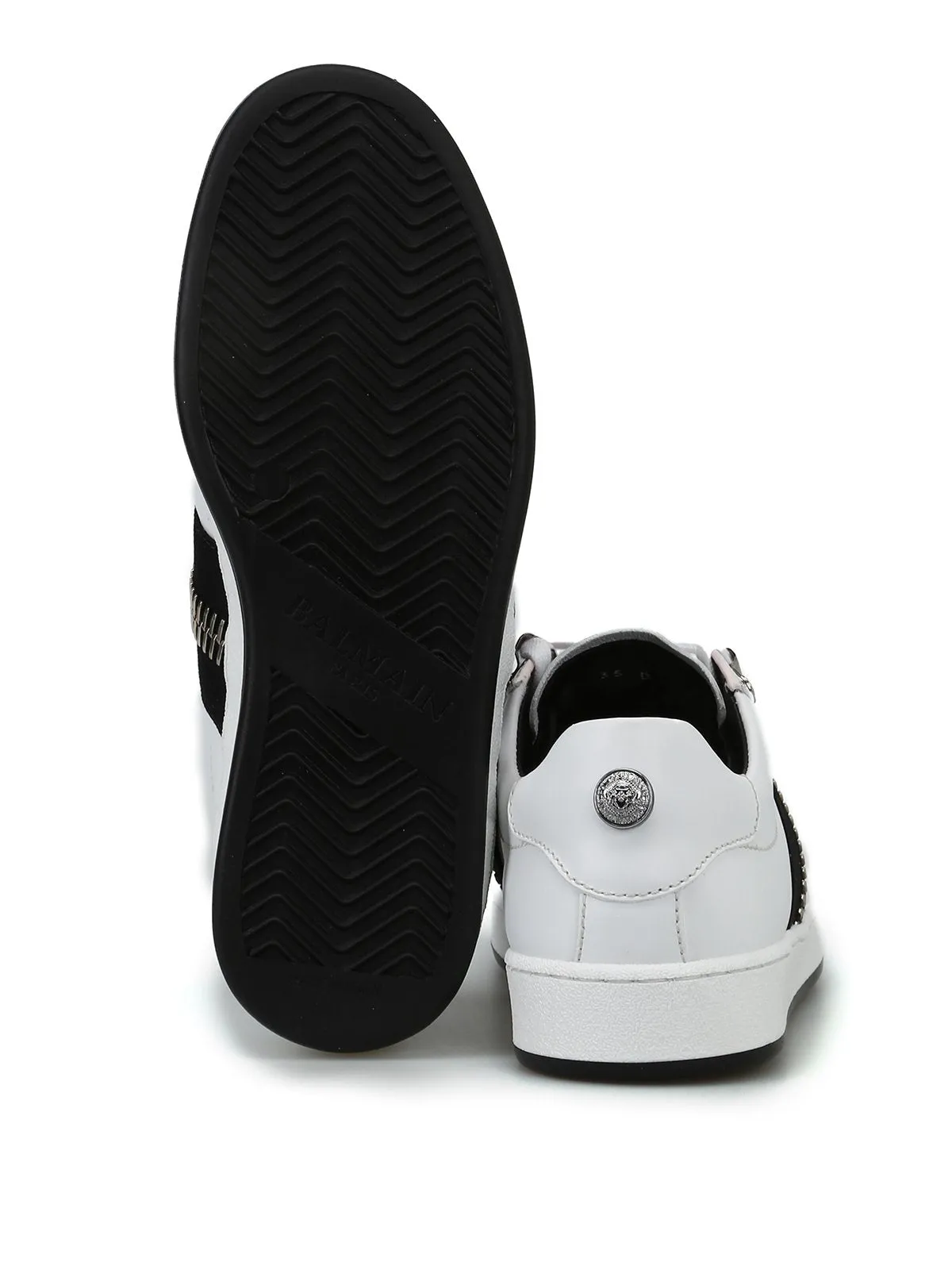 Balmain Zip-Detail Low-Top Sneakers