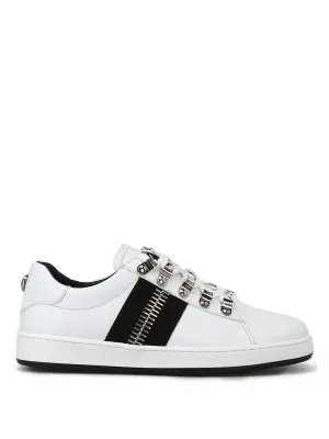 Balmain Zip-Detail Low-Top Sneakers