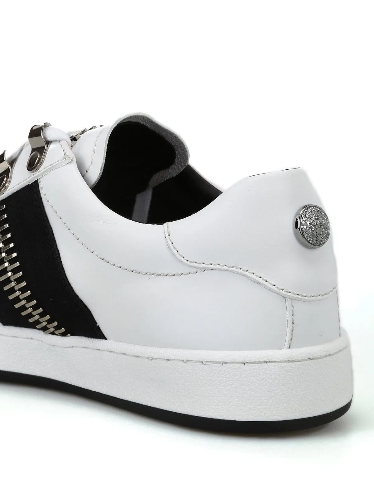 Balmain Zip-Detail Low-Top Sneakers