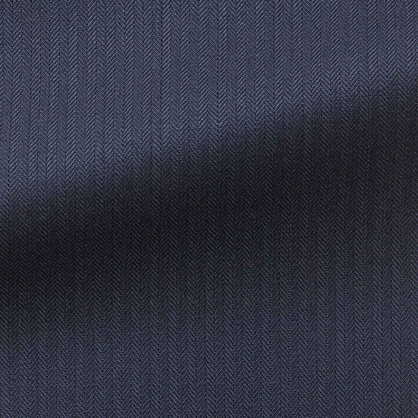 Barberis Canonico 365 Doppio Ritorto Batavia S130 Merino Wool Dark Blue Fine Herringbone