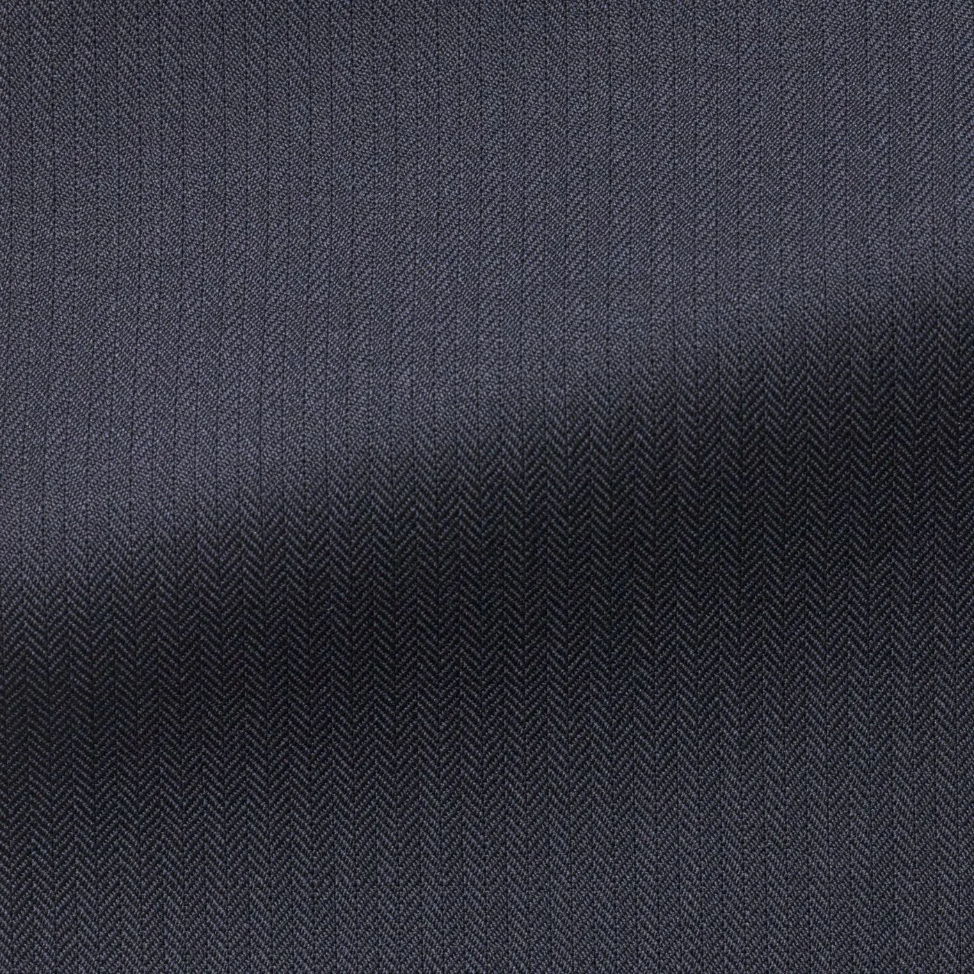 Barberis Canonico 365 Doppio Ritorto Batavia S130 Merino Wool Midnight Blue Fine Herringbone