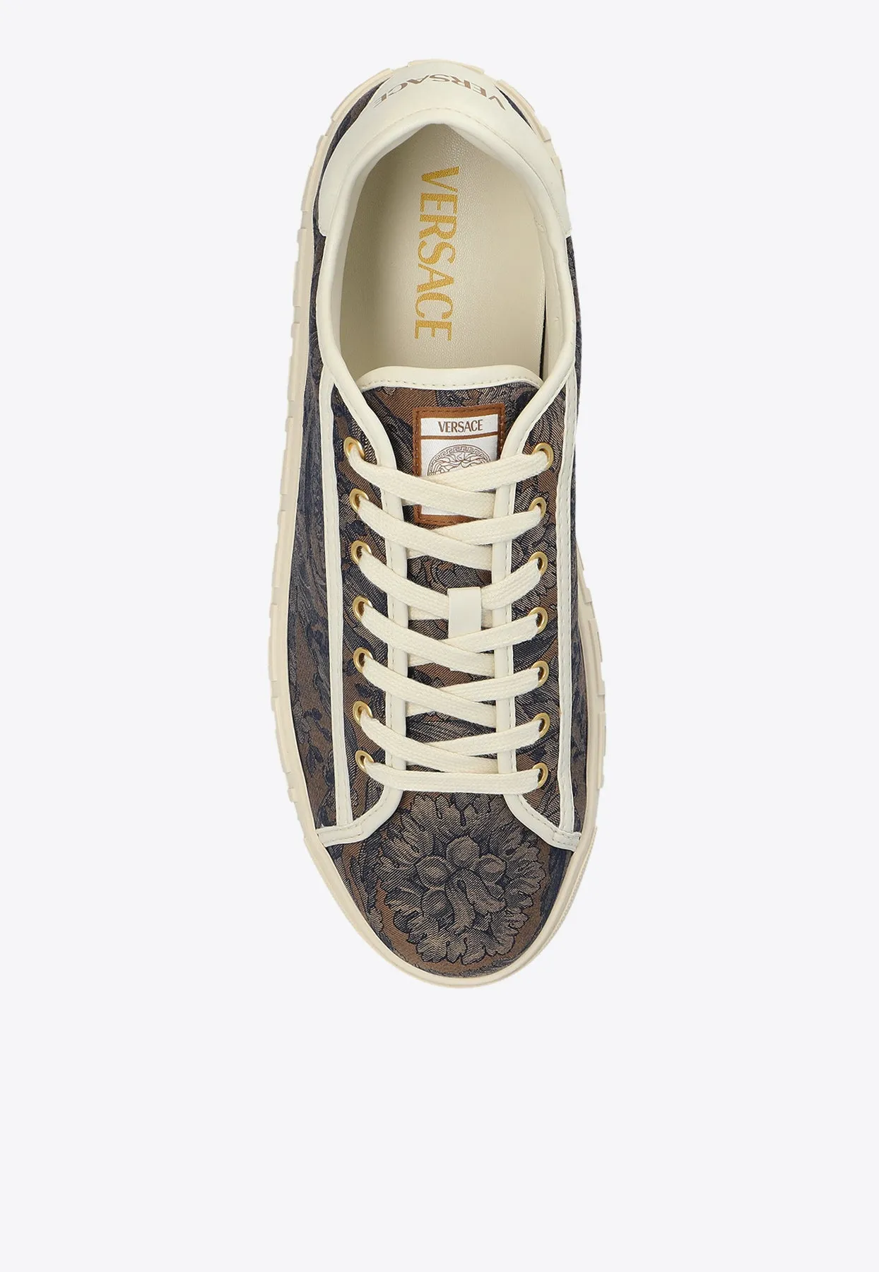 Barocco Greca Low-Top Sneakers