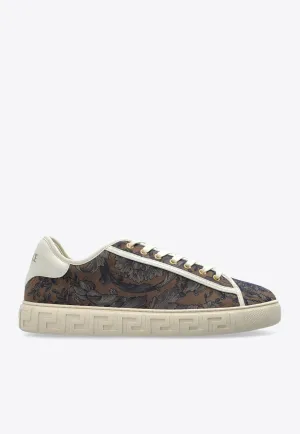Barocco Greca Low-Top Sneakers