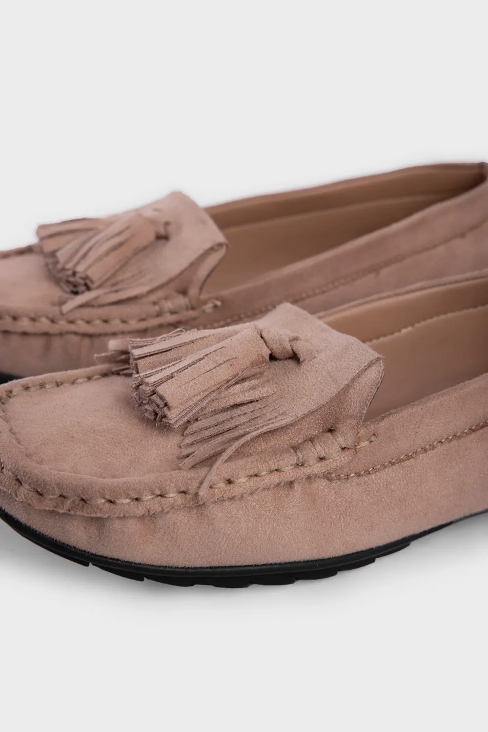 Beige Driving Mocs