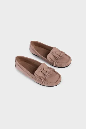 Beige Driving Mocs