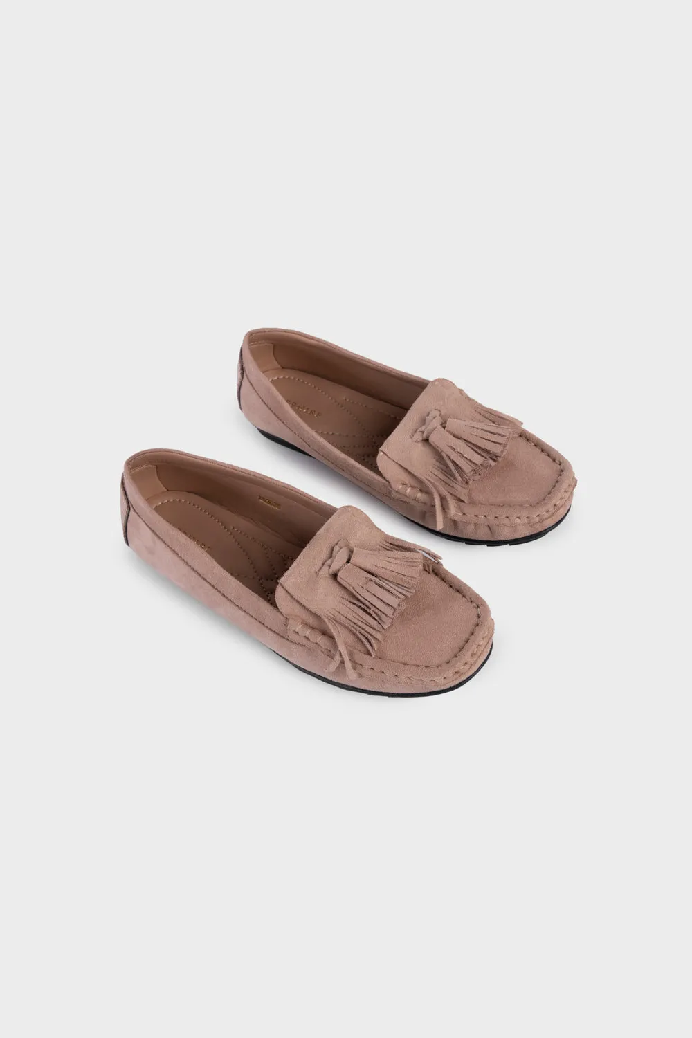 Beige Driving Mocs