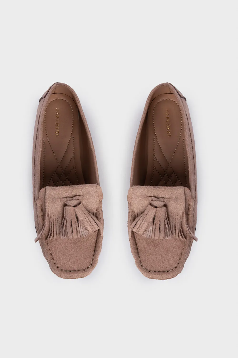 Beige Driving Mocs