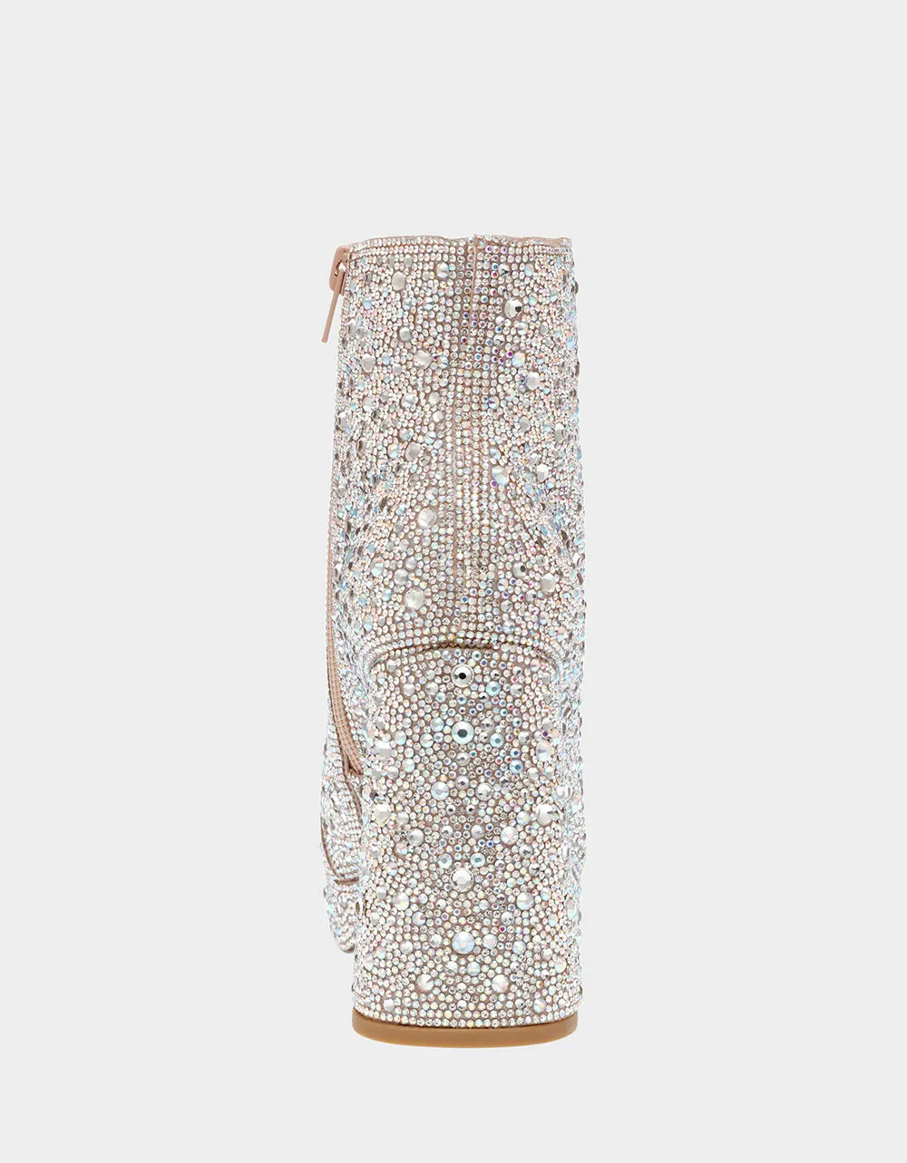 Betsy Johnson Della Booties in Rhinestones