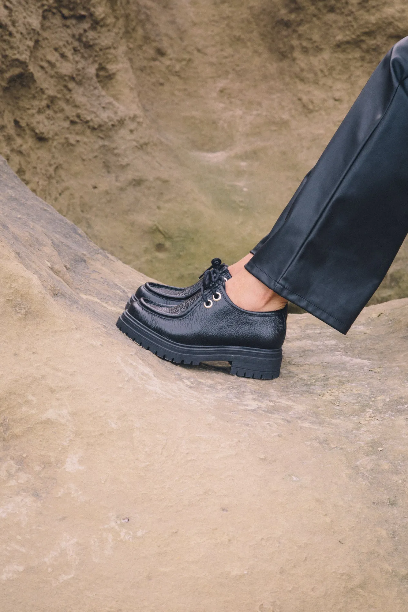 Black Chunky Shoes