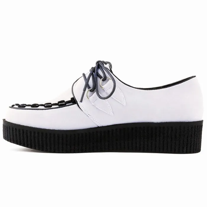 Black Woven Pattern Wedges Lace Up Women's Shoes