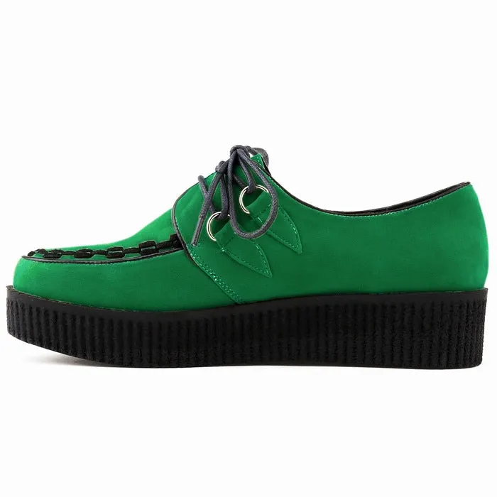 Black Woven Pattern Wedges Lace Up Women's Shoes
