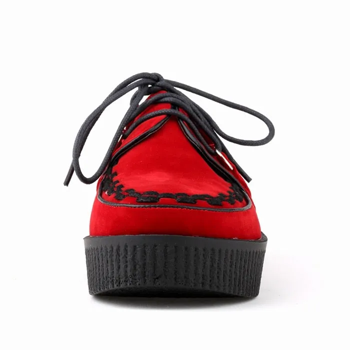 Black Woven Pattern Wedges Lace Up Women's Shoes