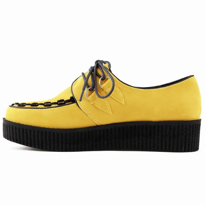 Black Woven Pattern Wedges Lace Up Women's Shoes