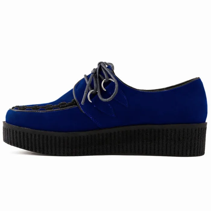 Black Woven Pattern Wedges Lace Up Women's Shoes