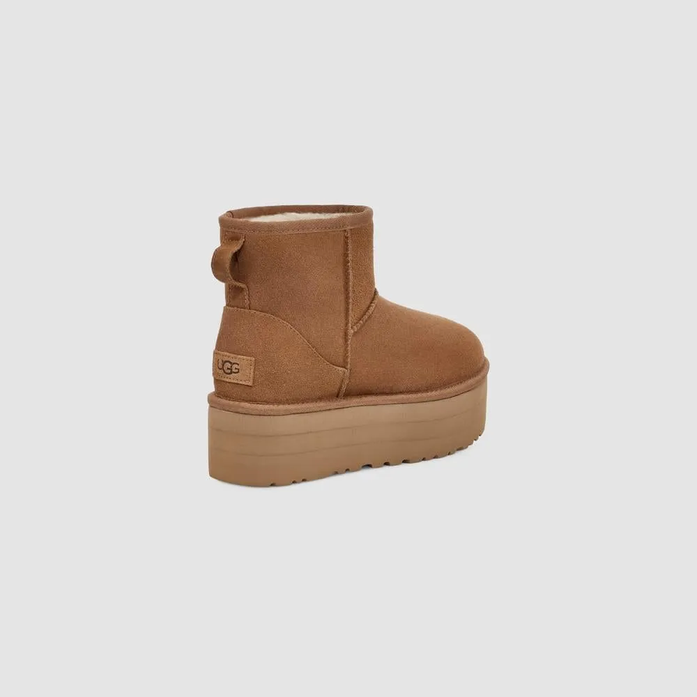 Boots Classic Mini Platform - Marron
