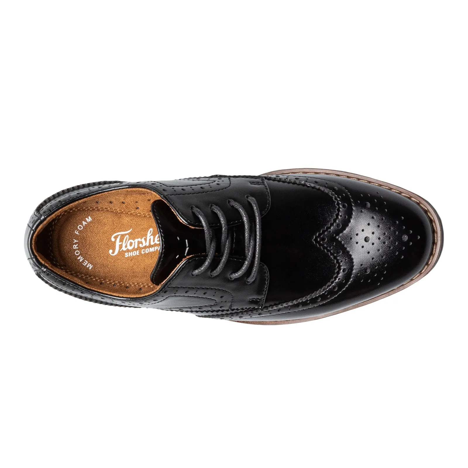 Boy's Florsheim, Rucci JR Wingtip Oxford - Little Kid & Big Kid