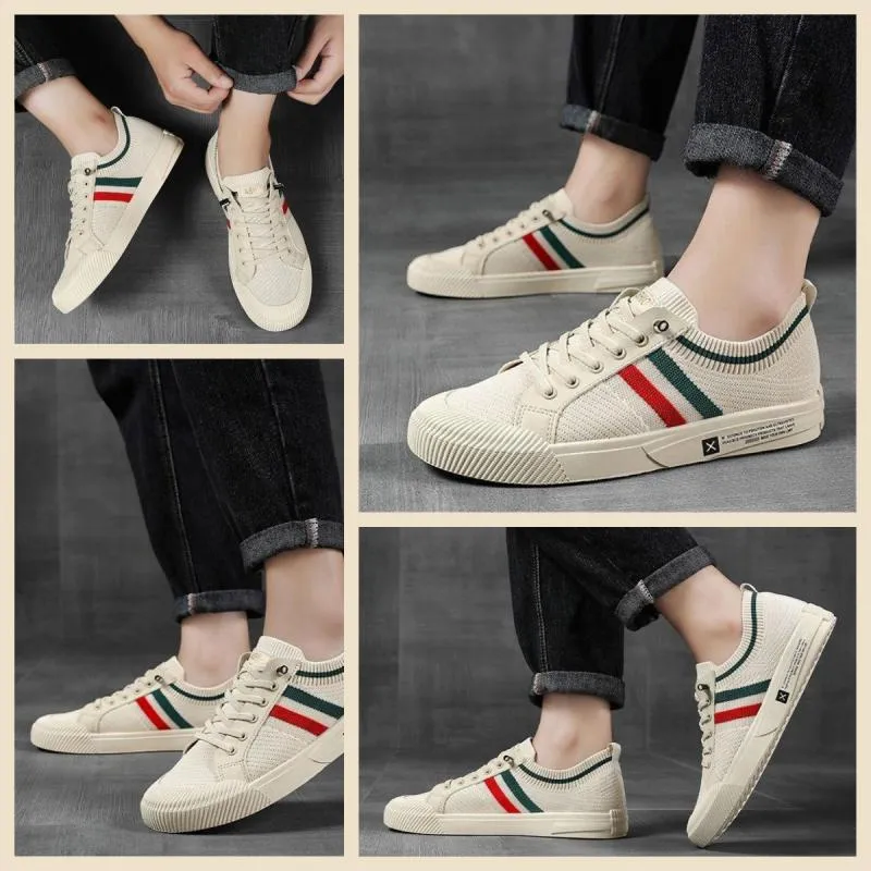 Breathable Mesh Lace-Free Casual Shoes for Men