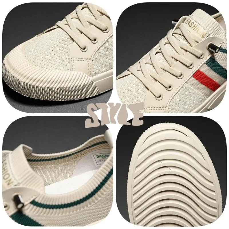 Breathable Mesh Lace-Free Casual Shoes for Men