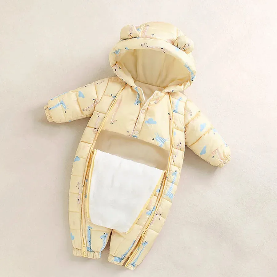 Breathable thermal suit with multi-variant double zip