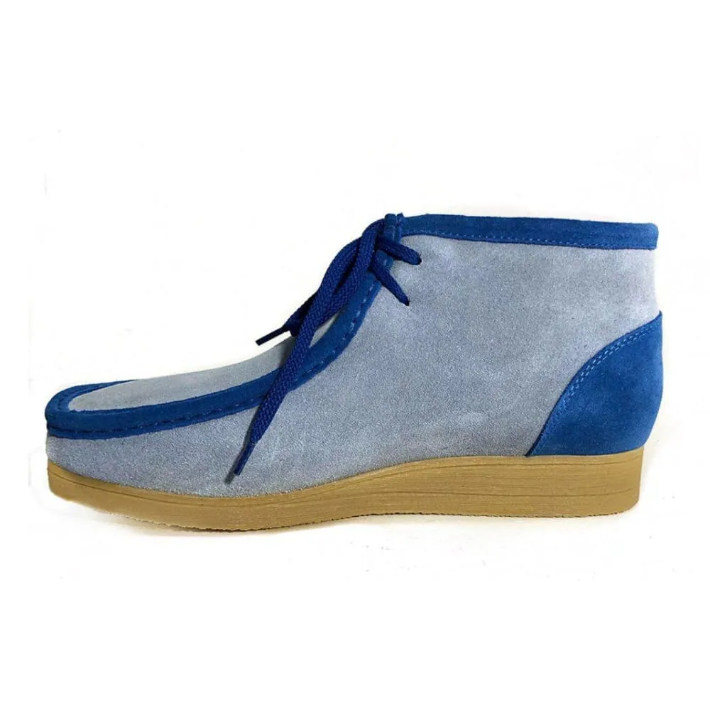 British Walkers New Castle Wallabee Boots Men's Two Tone Suede High Tops